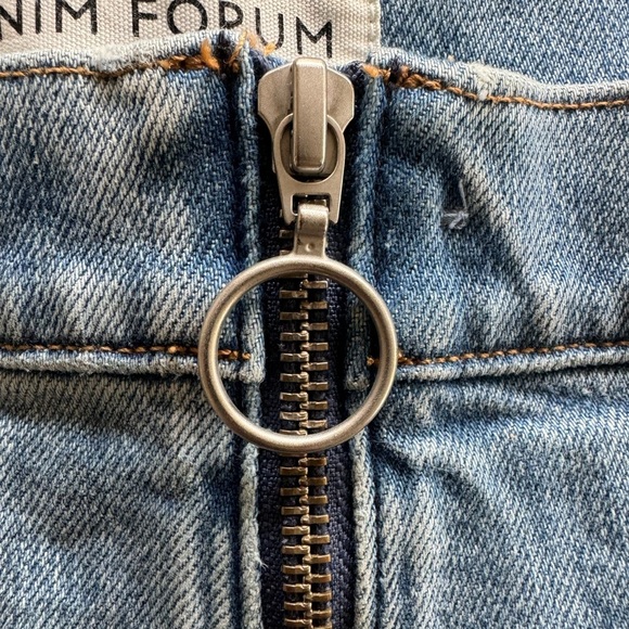 Denim Forum The Just Peach Straight jeans denim Sz 28 - Picture 5 of 9